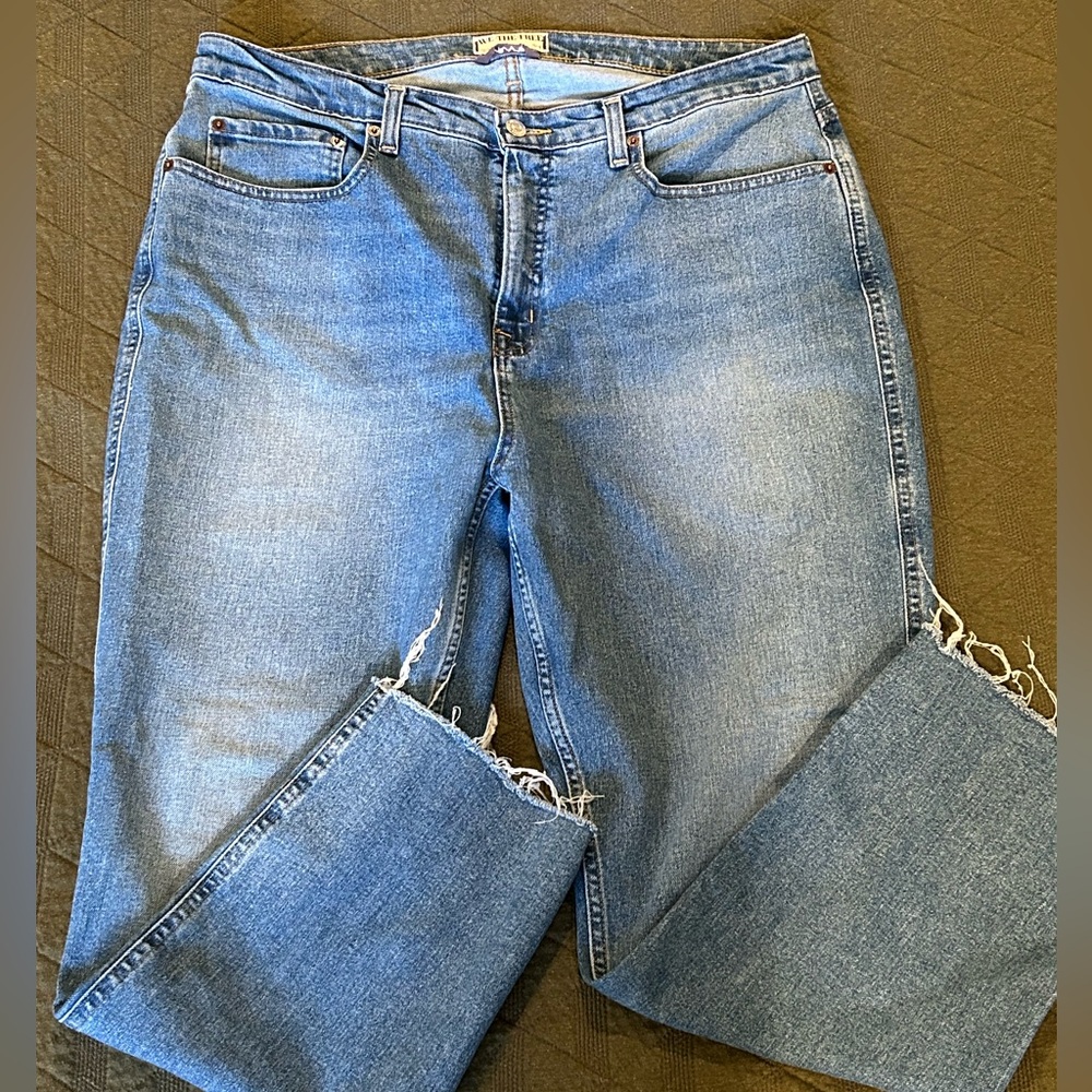 We the Free (Free People) Curvy High Rise Vintage Straight Jeans